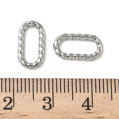 304 Stainless Steel Twisted Linking Rings STAS-L300-006E-P-1