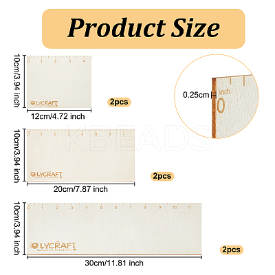 Basswood Crochet Frames DIY-WH0304-938B-1