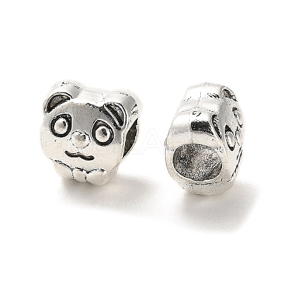 Tibetan Style Alloy European Beads PALLOY-K019-03F-AS-1