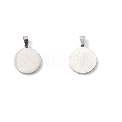 304 Stainless Steel with White Shell Pendants STAS-G268-01Y-P-1