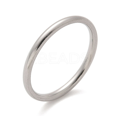 304 Stainless Steel Plain Band Rings STAS-I160-E03-P-1