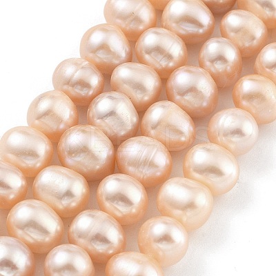 Natural Cultured Freshwater Pearl Beads Strands PEAR-C003-16D-1