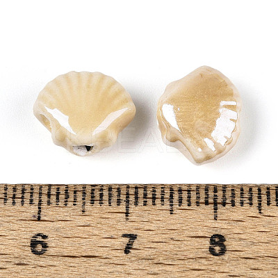 Handmade Porcelain Beads PORC-Q002-01G-01-1
