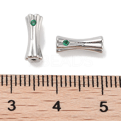 Brass Micro Pave Cubic Zirconia KK-C051-57P-01-1