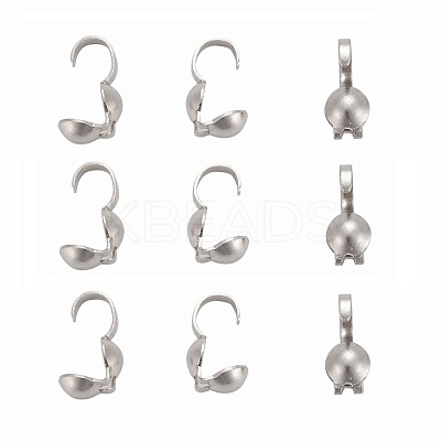 Tarnish Resistant 304 Stainless Steel Bead Tips X-STAS-R063-23-1