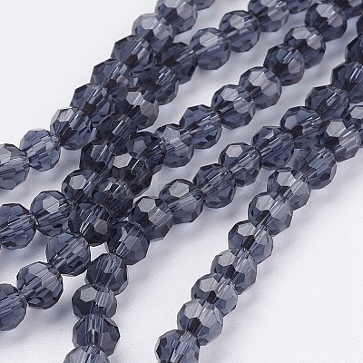 Glass Beads Strands EGLA-J042-4mm-03-1
