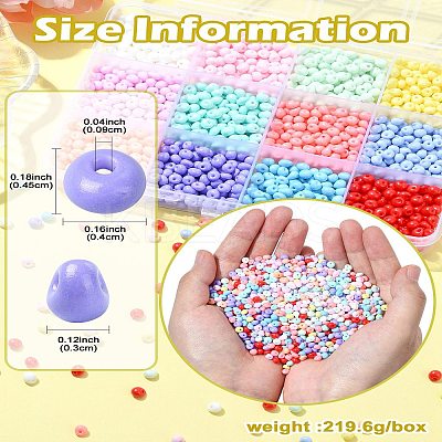 180G 12 Colors 6/0 Opaque Baking Paint Glass Seed Beads SEED-CJ0001-23-1