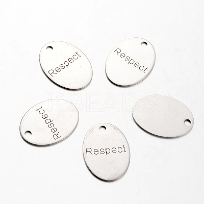 Non-Tarnish Spray Painted 201 Stainless Steel Pendants LS-STAS-I048-L05-1