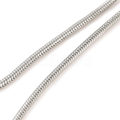 Non-Tarnish 304 Stainless Steel Add a Bead Adjustable Snake Chains Bracelets for Women BJEW-M307-01E-P-1