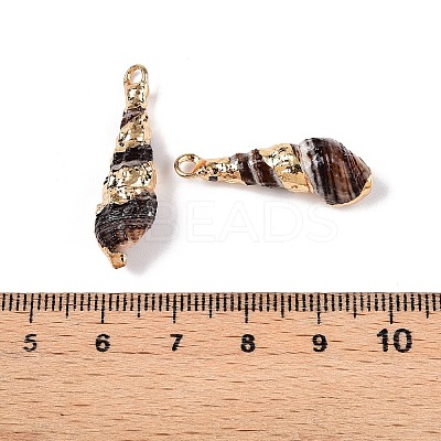 Natural Sea Shell Pendants SSHEL-N038-33-1