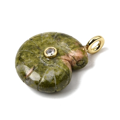 Natural & Synthetic Mixed Stone Carved Pendants G-C282-01-1