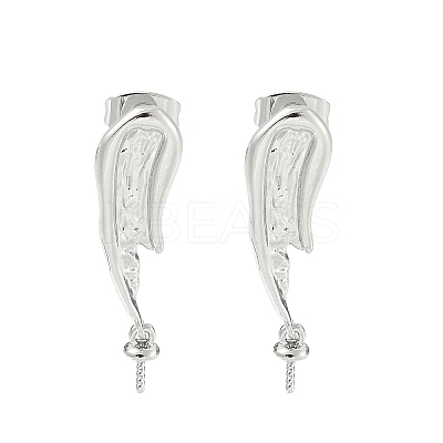 Brass Stud Earring Findings LS-KK-M326-19P-1