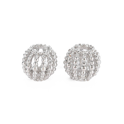 Rack Plating Alloy European Beads MPDL-N039-118P-1