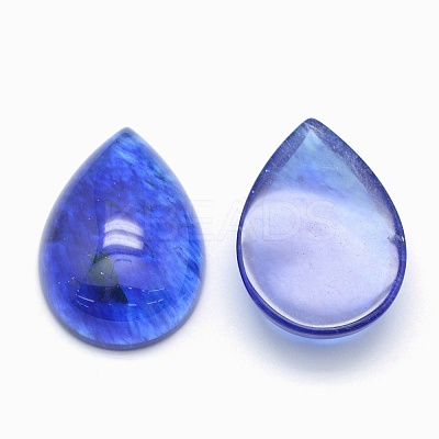 Watermelon Stone Glass Cabochons LS-G-E491-B-15-1