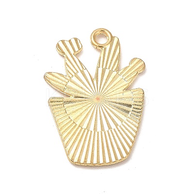 Alloy Enamel Pendants ENAM-F144-19G-1