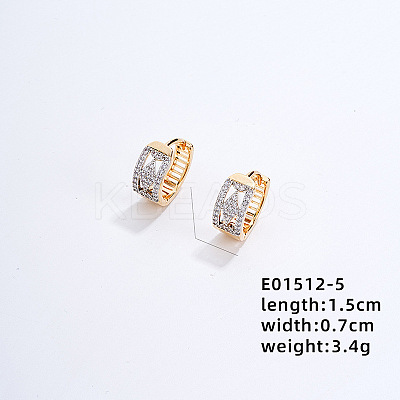 Brass Hoop Earrings WV4993-5-1
