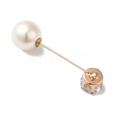 Zinc Alloy Rhinestone Lapel Pins LS-JEWB-K010-03-KCG-1
