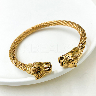 304 Stainless Steel Cuff Bangles for Unisex FS-WGEB249-04-1