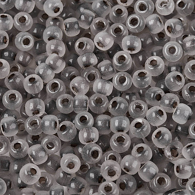 6/0 Transparent Inside Colours Glass Seed Beads SEED-N008-08B-1