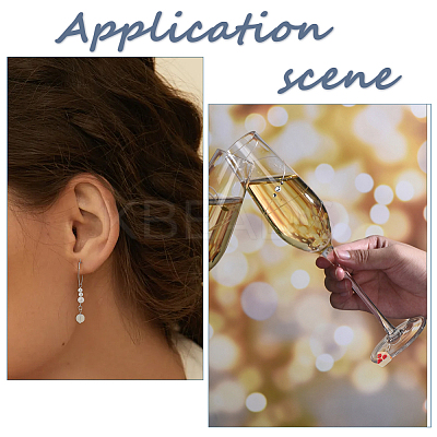 200pcs 316 Surgical Stainless Steel Hoop Earring Findings STAS-HS0001-26D-1