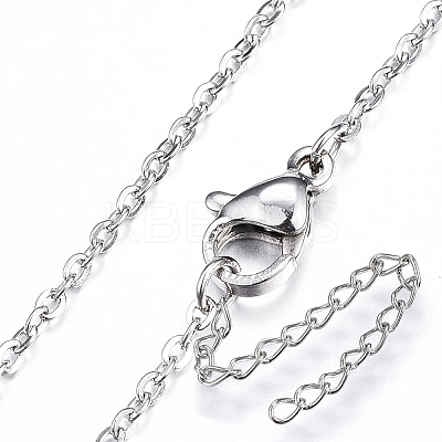 Tarnish Resistant 304 Stainless Steel Pendant Necklaces LS-NJEW-G287-15P-1