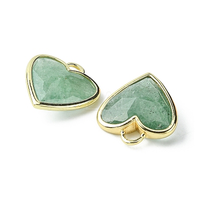 Natural Green Strawberry Quartz Pendants G-O204-01A-1