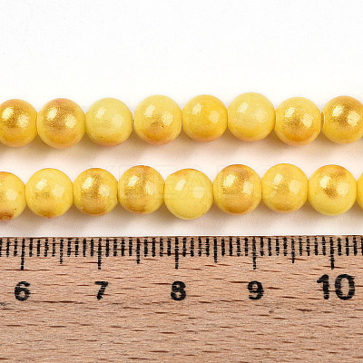 Natural Mashan Jade Beads Strands G-A255-A01-02D-1