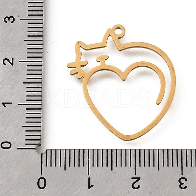 201 Stainless Steel Pendants STAS-S176-14G-1-1