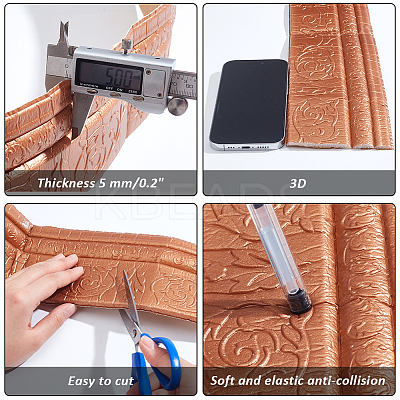 Self-Adhesive PE Grain Contact Paper FIND-WH0111-509B-01-1
