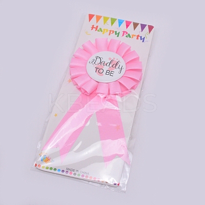 Mother's Day Tinplate Badge Pins JEWB-WH0010-03A-02-1