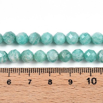 Natural Amazonite Beads Strands G-S345-6mm-25-1