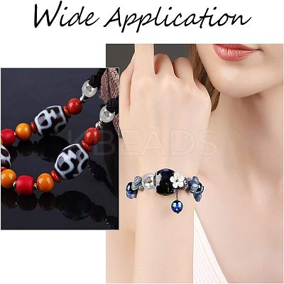 70Pcs 7 Style 201 Stainless Steel European Beads OPDL-UN0001-05-1
