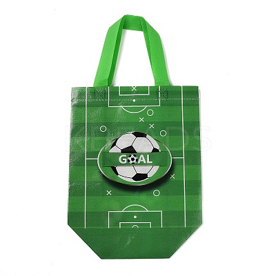 Football Printed Non-Woven Waterproof Tote Bags LS-ABAG-P012-B02-1