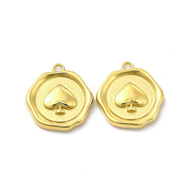 Ion Plating(IP) 304 Stainless Steel Pendants STAS-F284-08G-1