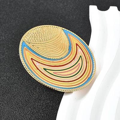 304 Stainless Steel Enamel Finger Rings for Women RJEW-M102-02G-1