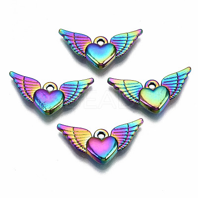 Rainbow Color Alloy Pendants PALLOY-S180-069-RS-1
