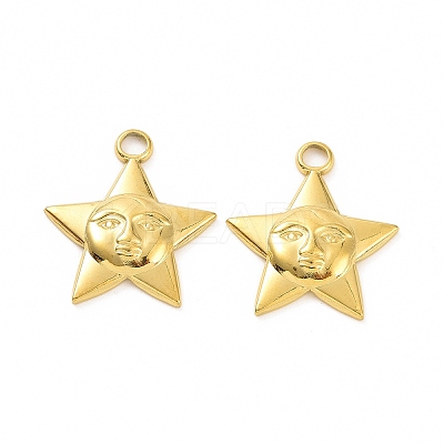 Ion Plating(IP) 304 Stainless Steel Pendants STAS-C003-14G-1