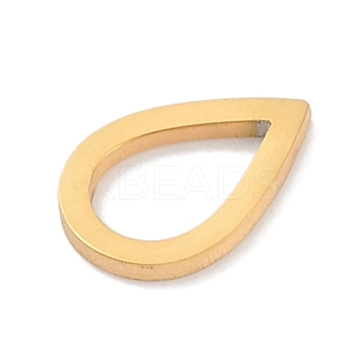 Golden Plated 304 Stainless Steel Charms STAS-K286-03K-G-1