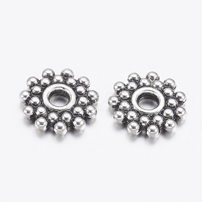 Gear Tibetan Silver Spacer Beads X-AA119-NF-1