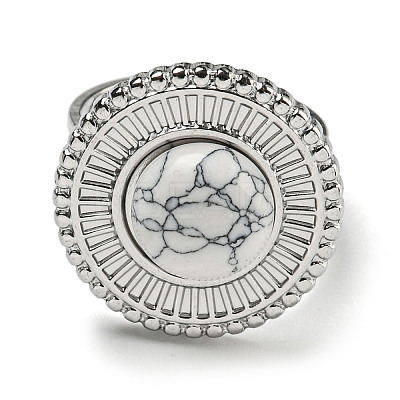 304 Stainless Steel Open Cuff Rings RJEW-C079-16P-01-1