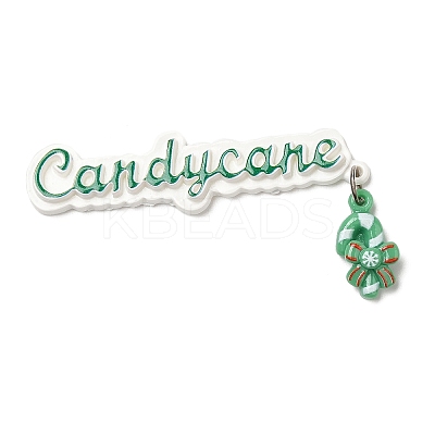 Christmas Theme Opaque Resin Cabochons LS-CRES-D011-01J-1
