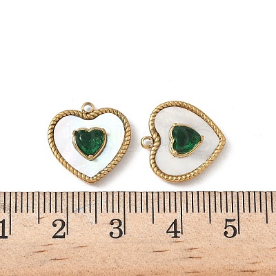 304 Stainless Steel Pendants STAS-H483-09G-1
