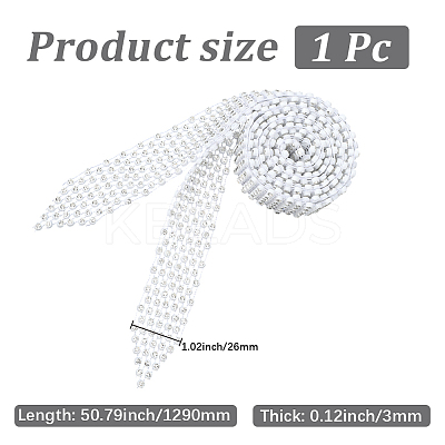 Alloy Crystal Rhinestone Ties AJEW-WH20006-208B-1