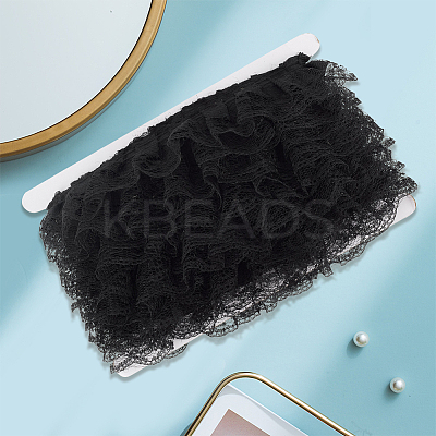 10M Polyester Fringe Lace Trim OCOR-GF0006-12D-1