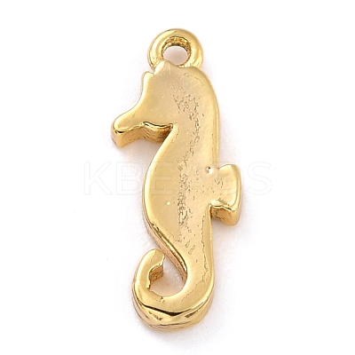 Golden Brass Enamel Pendants KK-P197-19C-G-1