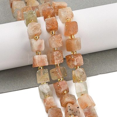 Natural Arusha Sunstone Beads Strands G-G053-B16-03-1