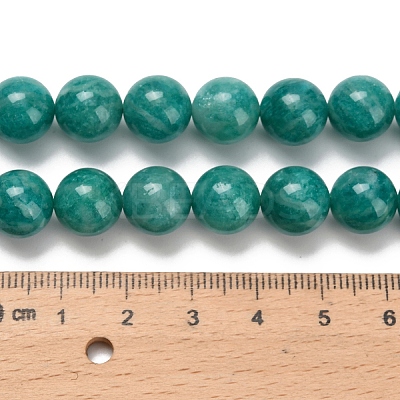 Natural Soviet Amazonite Beads Strands G-C259-B08-10mm-1