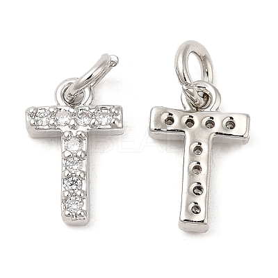 Brass Micro Pave Grade AAA Cubic Zirconia Charms LS-ZIRC-P067-11P-T-NR-1