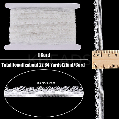 25M Nylon Picot Elastic Lace Trim OCOR-GF0003-75A-1