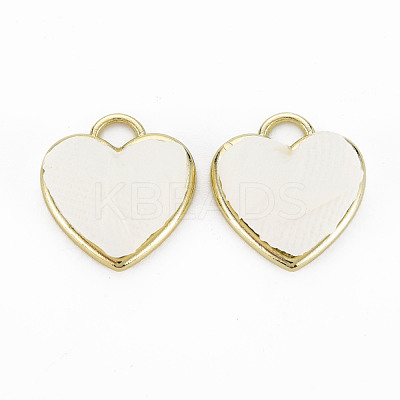 Light Gold Plated Alloy Pendants PALLOY-N154-31A-NR-1